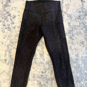 Athleta Reflective Ranier Tight Size Small